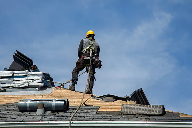 Professional Flat Roof Repair technician working in Suffield, CT